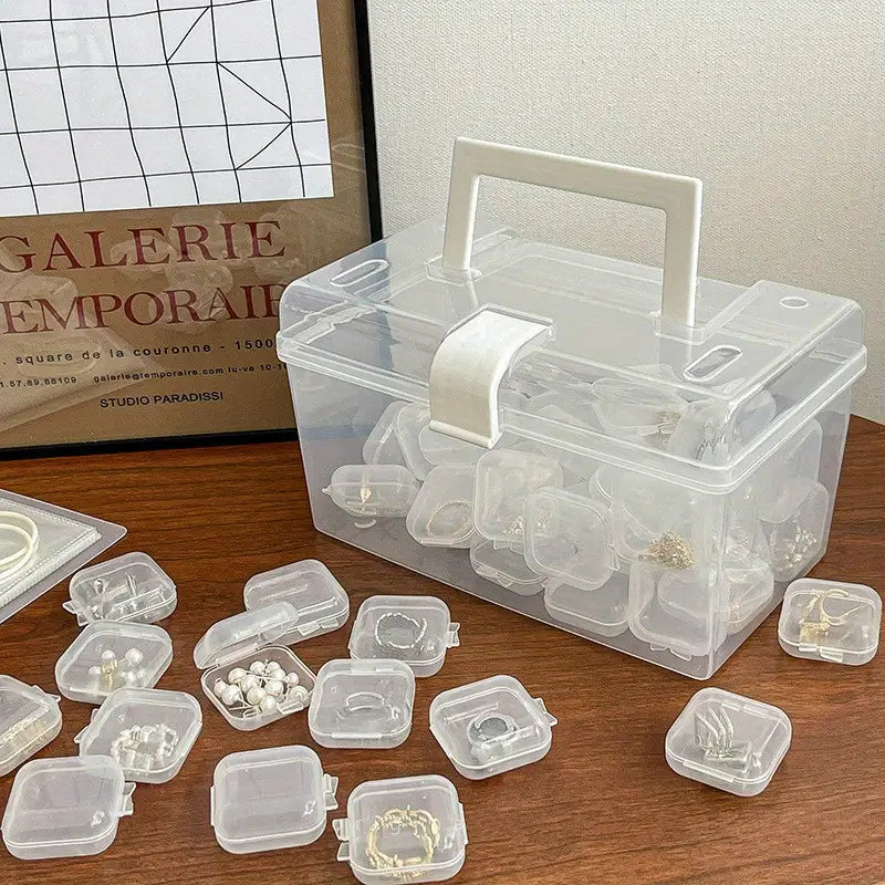 Transparent Plastic Small Box (Pack of 10)