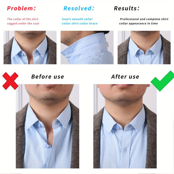 Adjustable Shirt Collar Support System