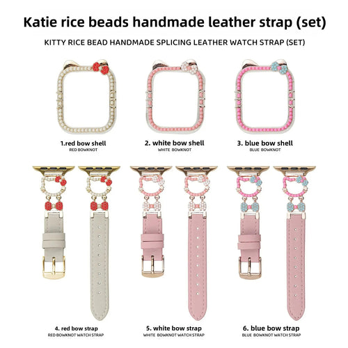 Handmade Leather Straps Compatible with Apple Watch