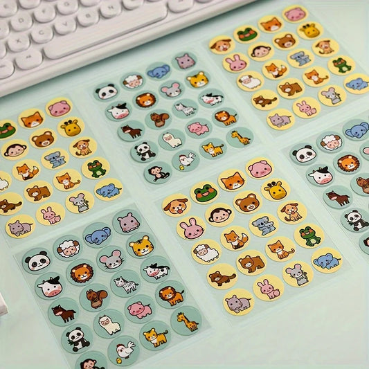 Cute Cartoon Kids Reusable Nail Stickers