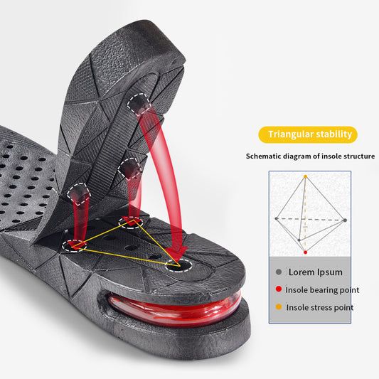 Height Increase Insole Invisible Heightening Template Air Cushion