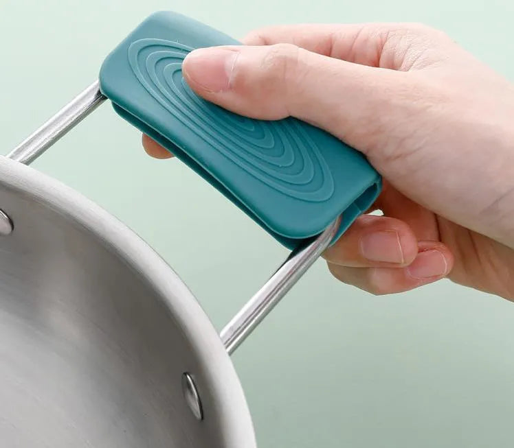 non-slip silicone pot handle cover heat insulation handle cover (pack of 2)
