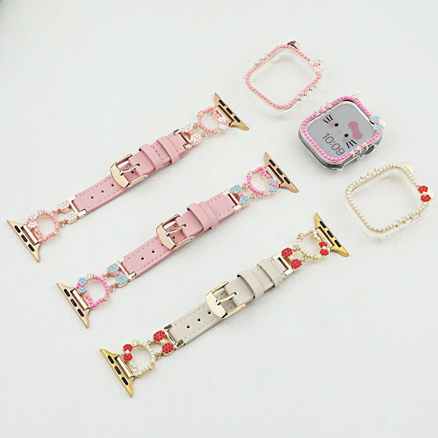 Handmade Leather Straps Compatible with Apple Watch