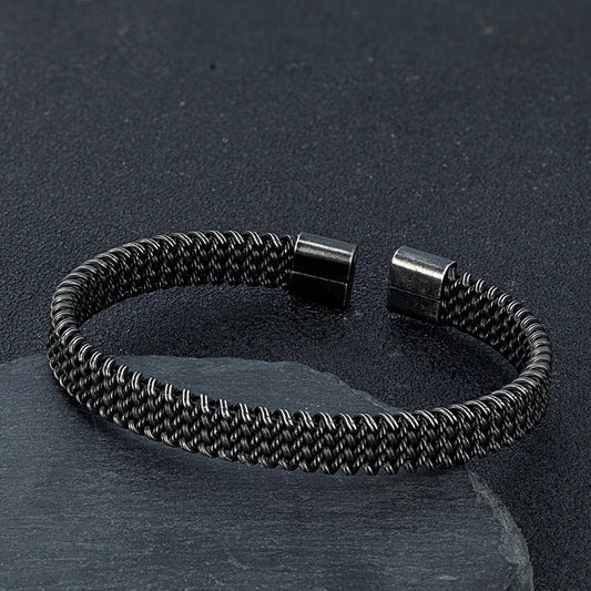 Men Vintage Stainless Steel Bracelet