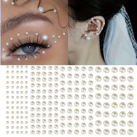2 in 1 Hair + Face Rhinestone Sticker