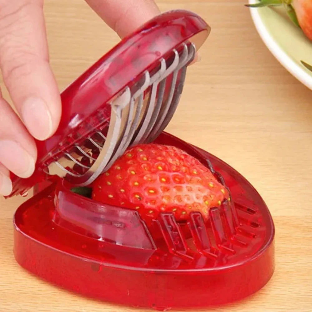 Mini Stainless Steel Strawberry Slicer