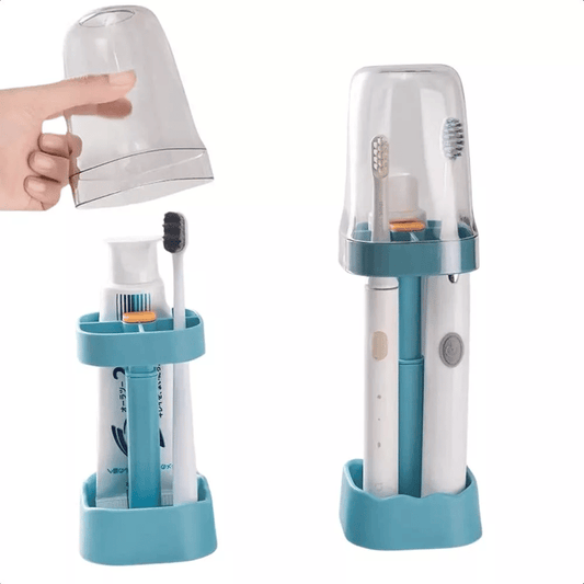 Toothbrush Holder with Cup Cover