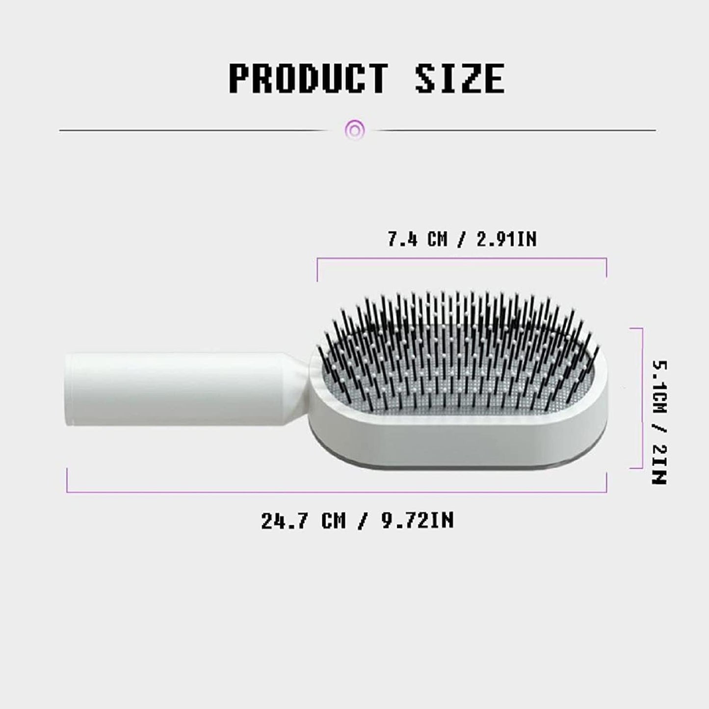 Self Cleaning Hair Brush