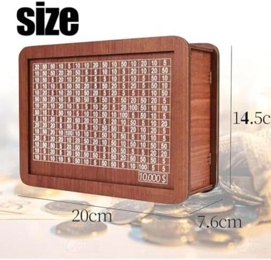 Wooden UMRAH Saving Box With Counting Target