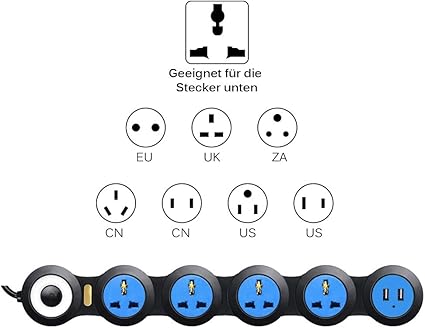 Power Strip Electric Universal Socket Plug