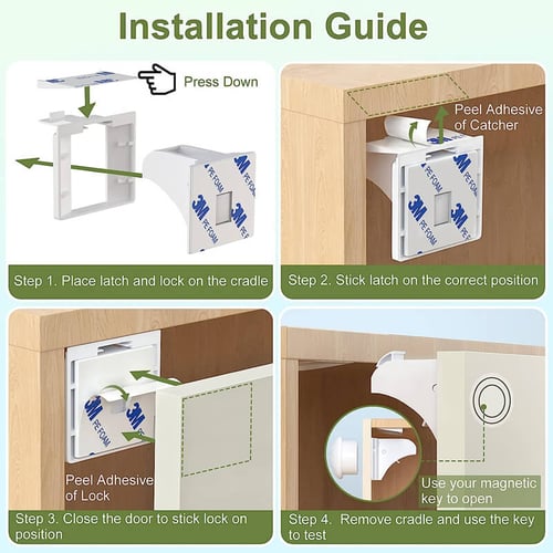 Magnetic Cabinet Locks