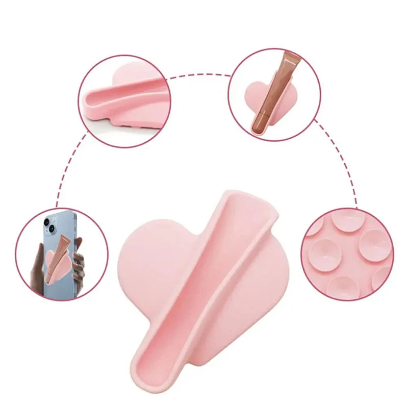 Silicone Phone Lipstick Holder