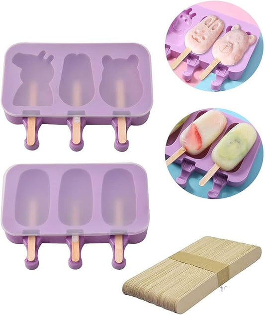 Ice Cream Mold Silicone Popsicle Mold