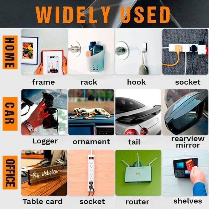 Multifunctional Double Sided Adhesive Tape (60 PCS/BOX)