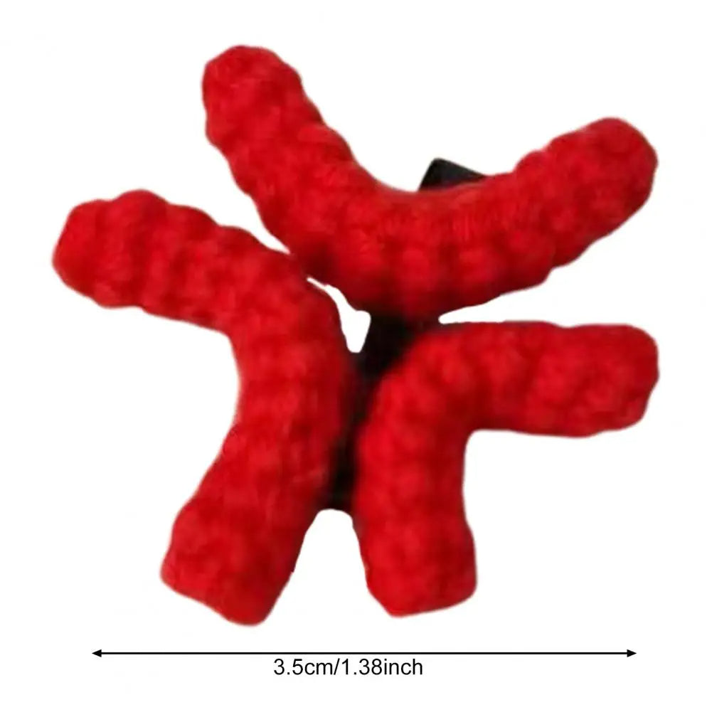 Wool Hairpin Angry One-Word Clip