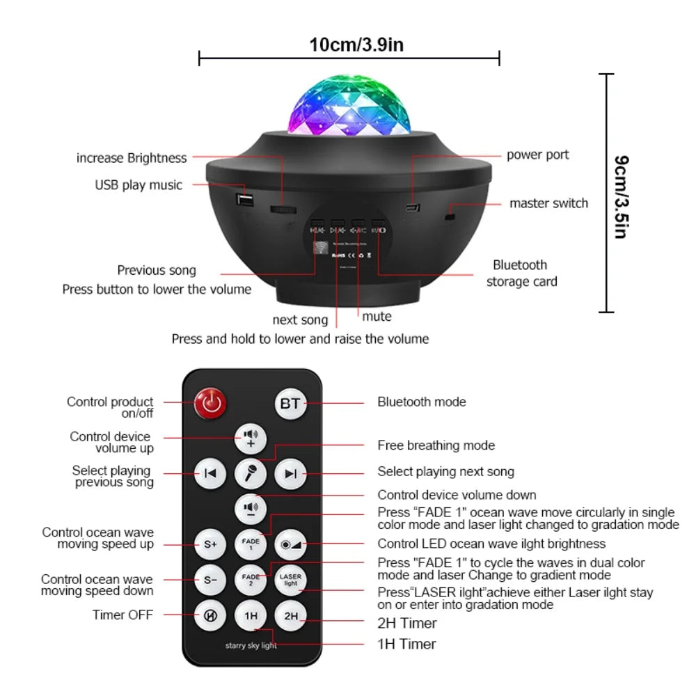 Galaxy Projector (Imported)