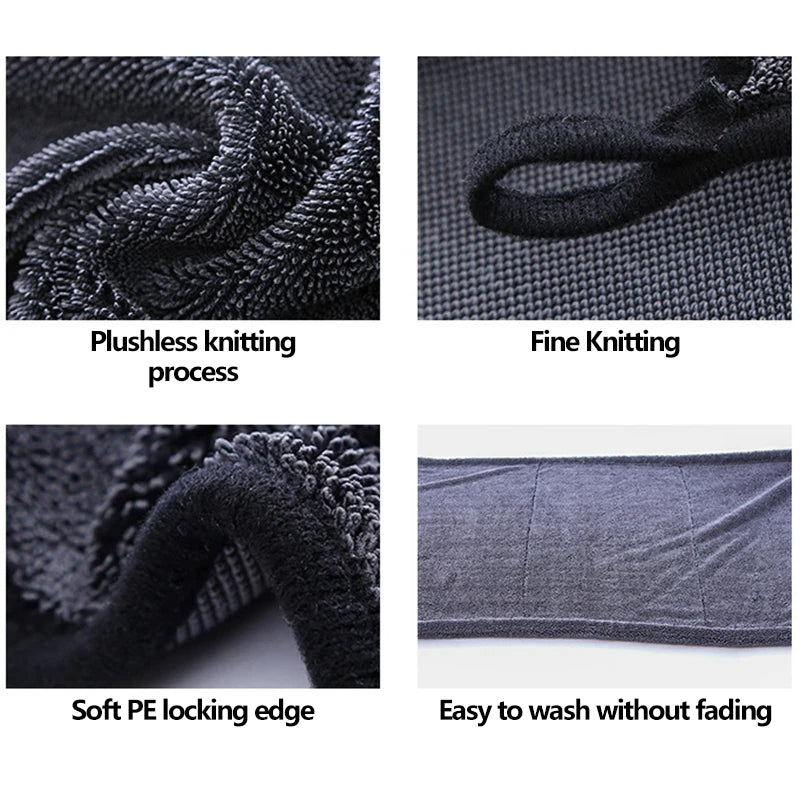 Absorbent car wash rag