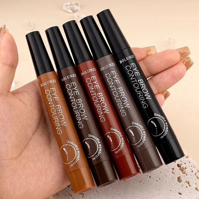 4 Point Waterproof Liquid Eyebrow Pencil Makeup For Women