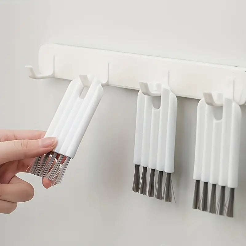 (PACK OF 2) Versatile Cleaning Brush for Keyboards, Cup Lids & More