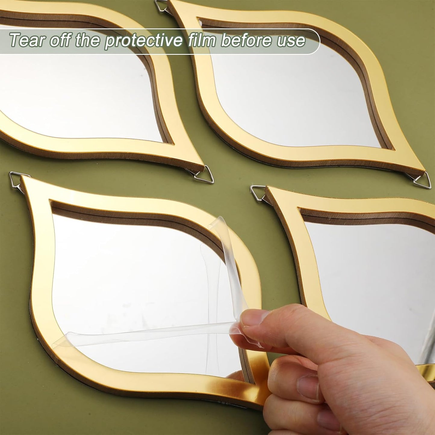 Teardrop Mirror Wall Decor