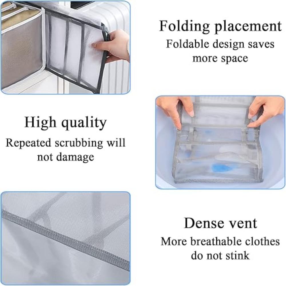 7 Grids Wardrobe Clothes Organizer