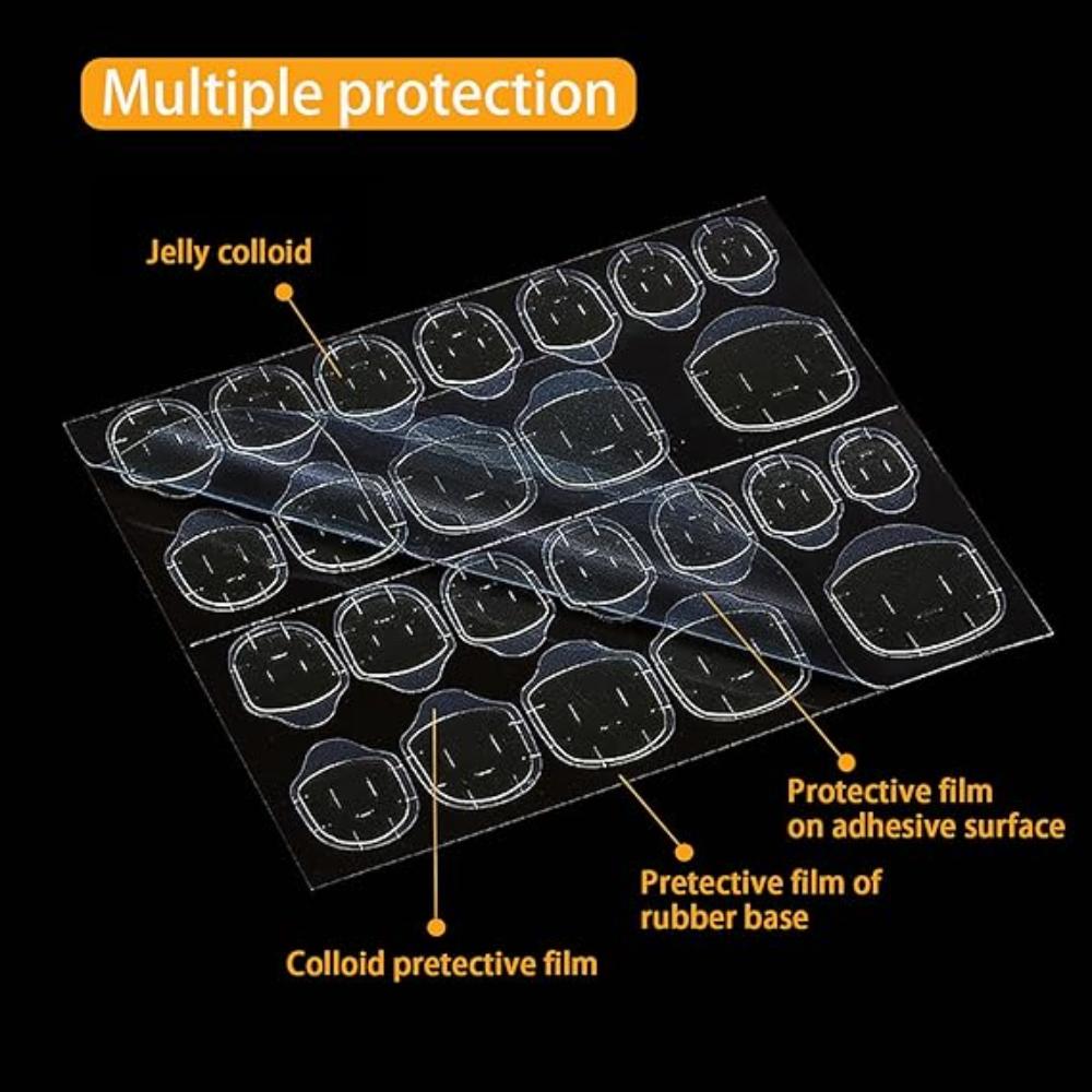 Artificial Nails Extensions With Glue Stickers