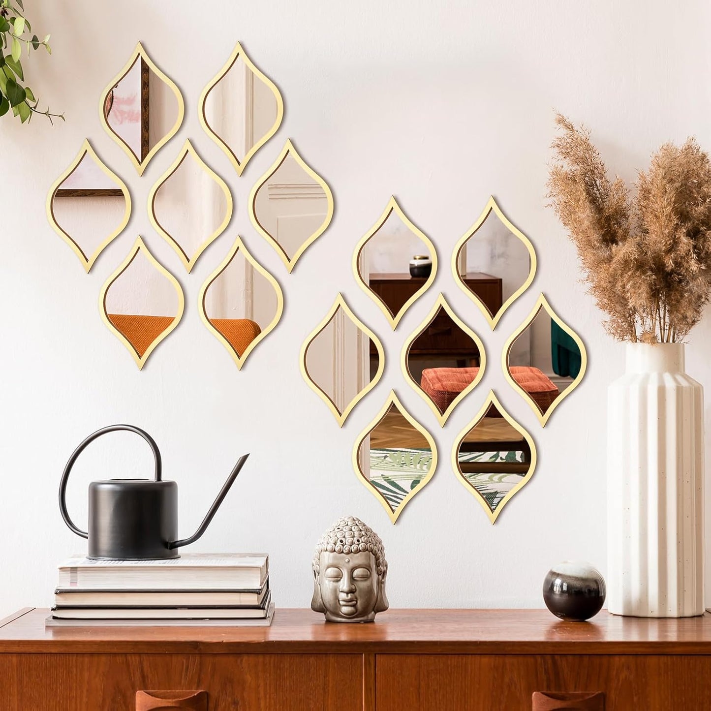 Teardrop Mirror Wall Decor