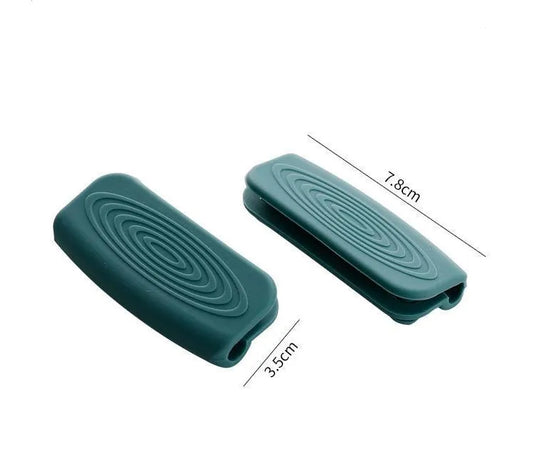 non-slip silicone pot handle cover heat insulation handle cover (pack of 2)