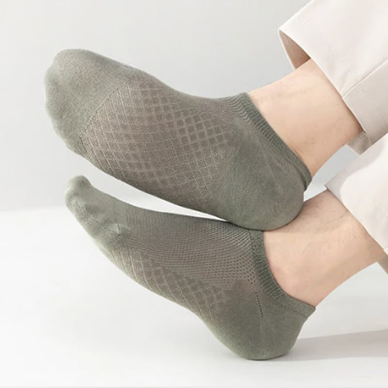 💗Unisex Solid Color Mesh Breathable Socks