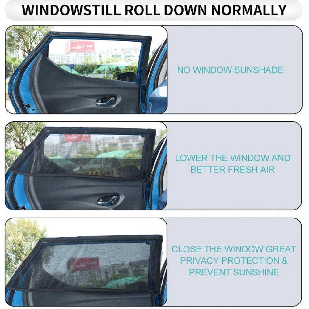 Car Door SunShade curtain (Pack of 4)
