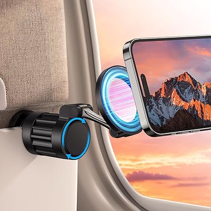 360°Rotating Magnetic Airplane Phone Holder