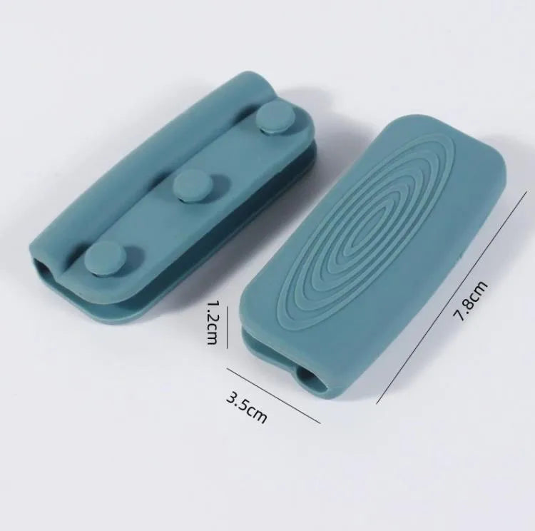non-slip silicone pot handle cover heat insulation handle cover (pack of 2)