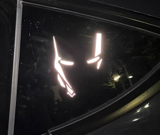 Car Reflecting Ironman Stickers