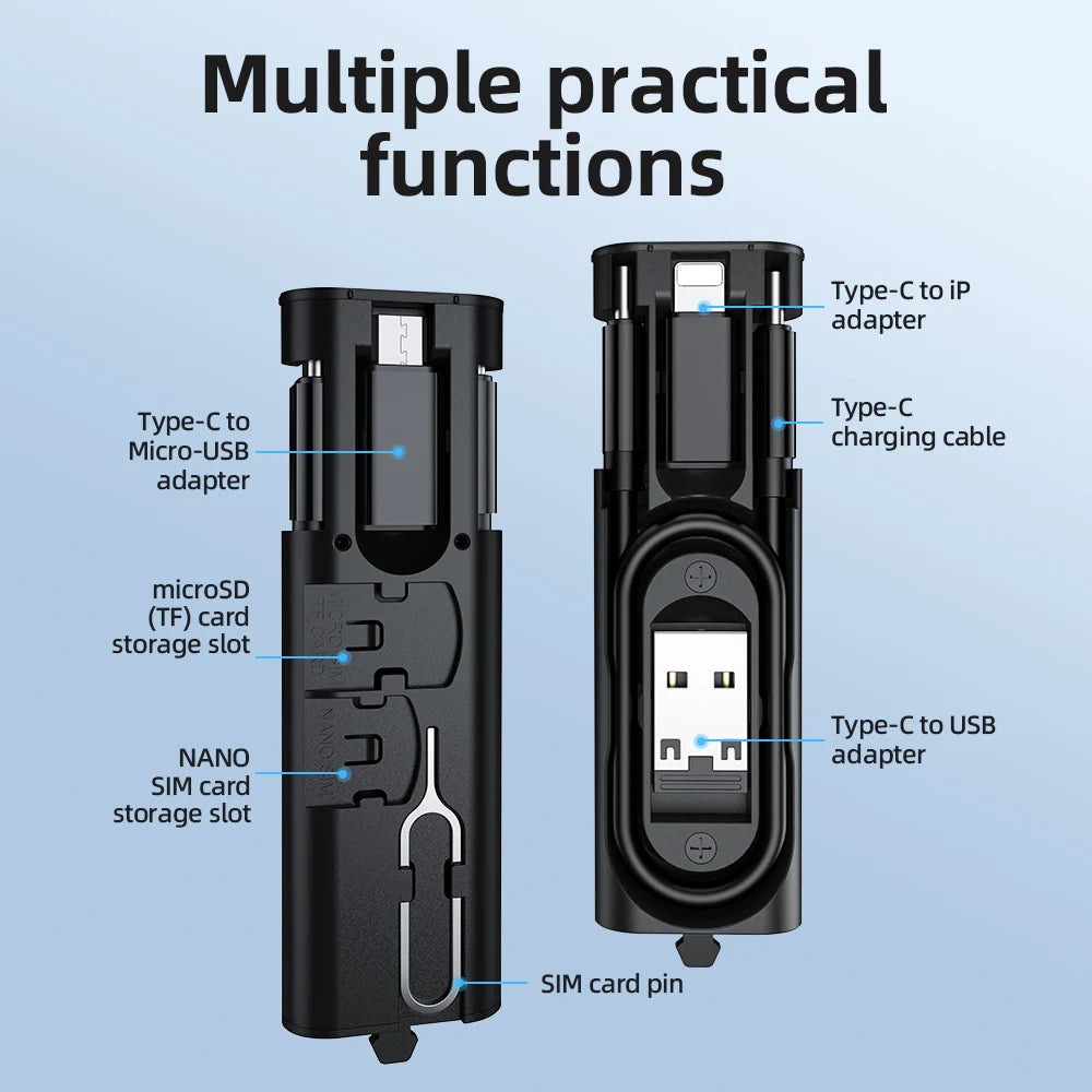 Multi-Functional Cable Card Storage Box