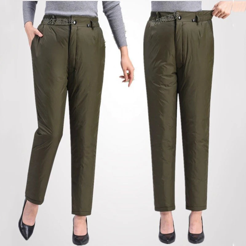 High Waist Warm Straight Pants 👖🔥