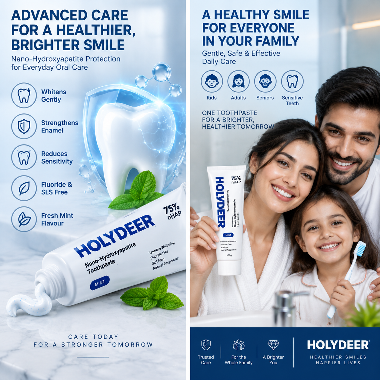 HOLYDEER™ Nano-Hydroxyapatite Toothpaste 🦷✨