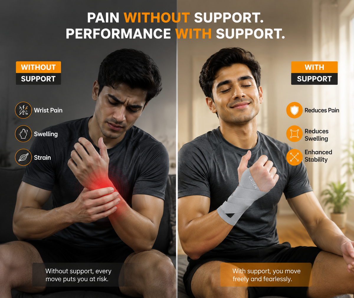 Fixed Spandex Sport Wrist Guard (Original)