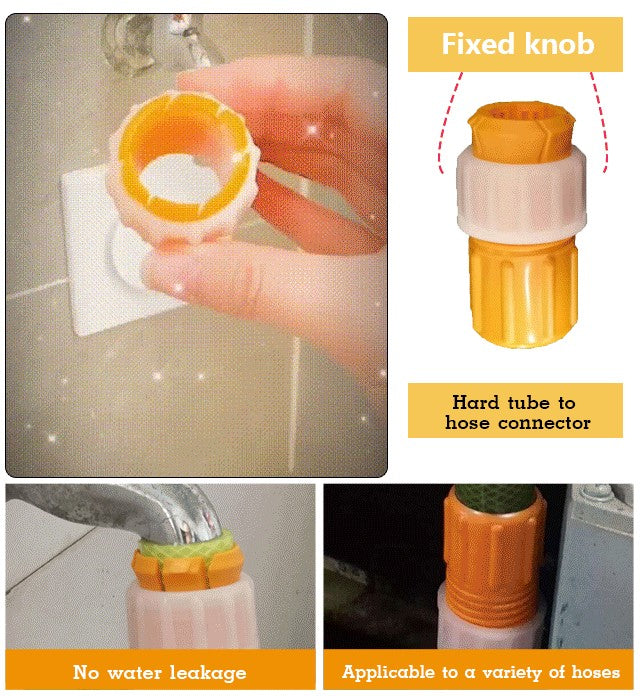 Hard tube hose connector (Pack of 2)