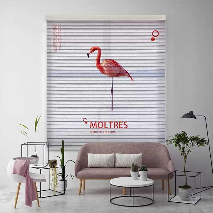 no drill printed blinds for windows