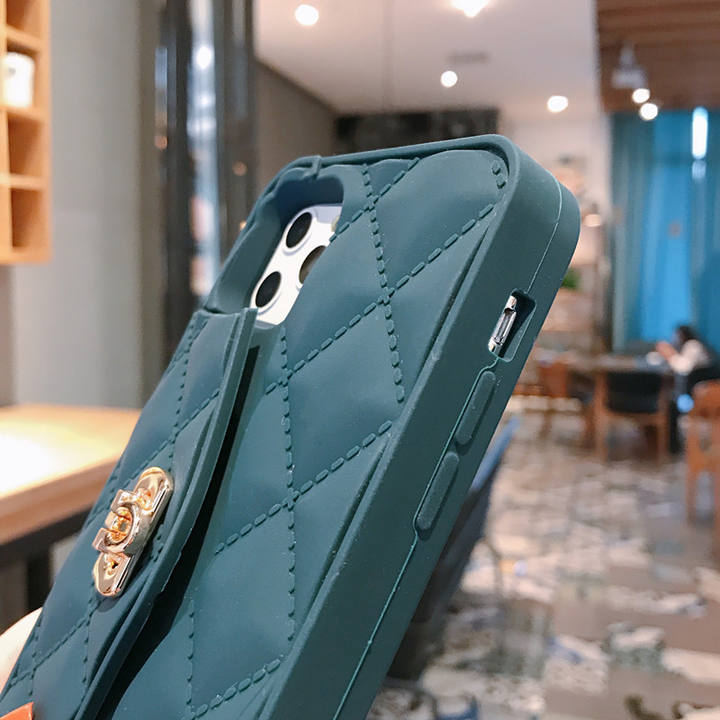 Girly Crossbody Purse Mobile Phone Cover Luxury Designer Silicon Wallet Phone case Strap for iPhone 11 12 13 14 15 16 Pro Max