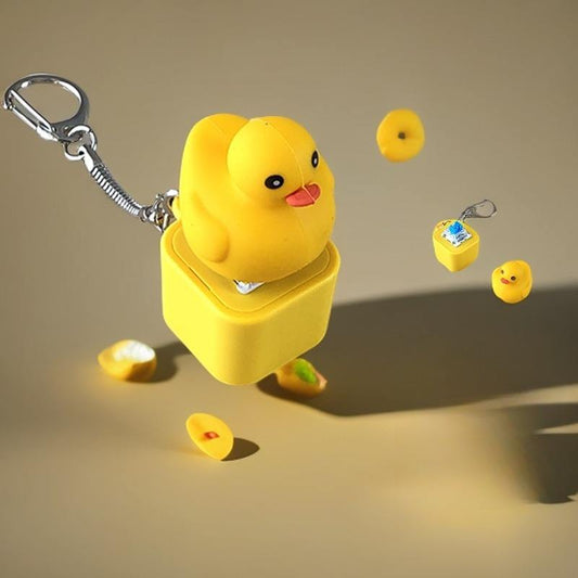 🐥 Duckeys Mini Mechanical Keychain — The Cutest Click Ever!