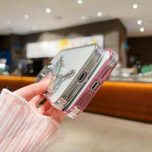 butterfly holder soft case for iphone