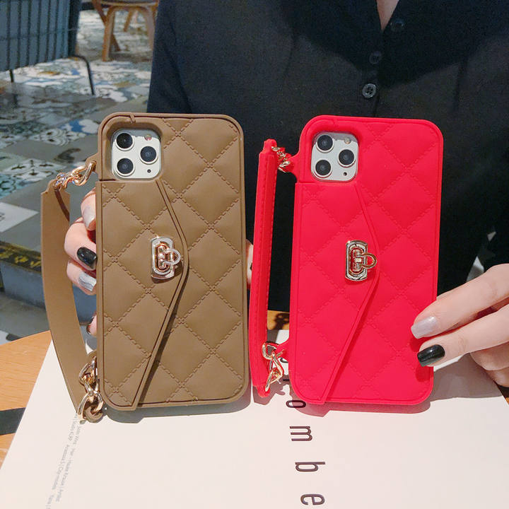Girly Crossbody Purse Mobile Phone Cover Luxury Designer Silicon Wallet Phone case Strap for iPhone 11 12 13 14 15 16 Pro Max
