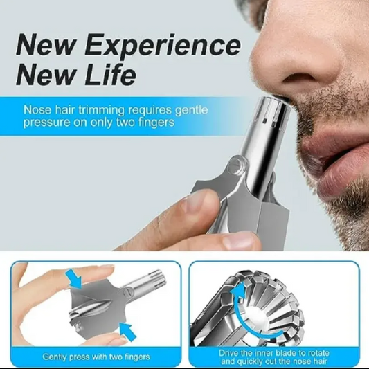 Stainless Steel Unisex Nose Hair Trimmer