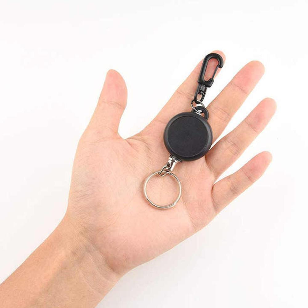 Automatic Retractable Wire Rope Key Chain