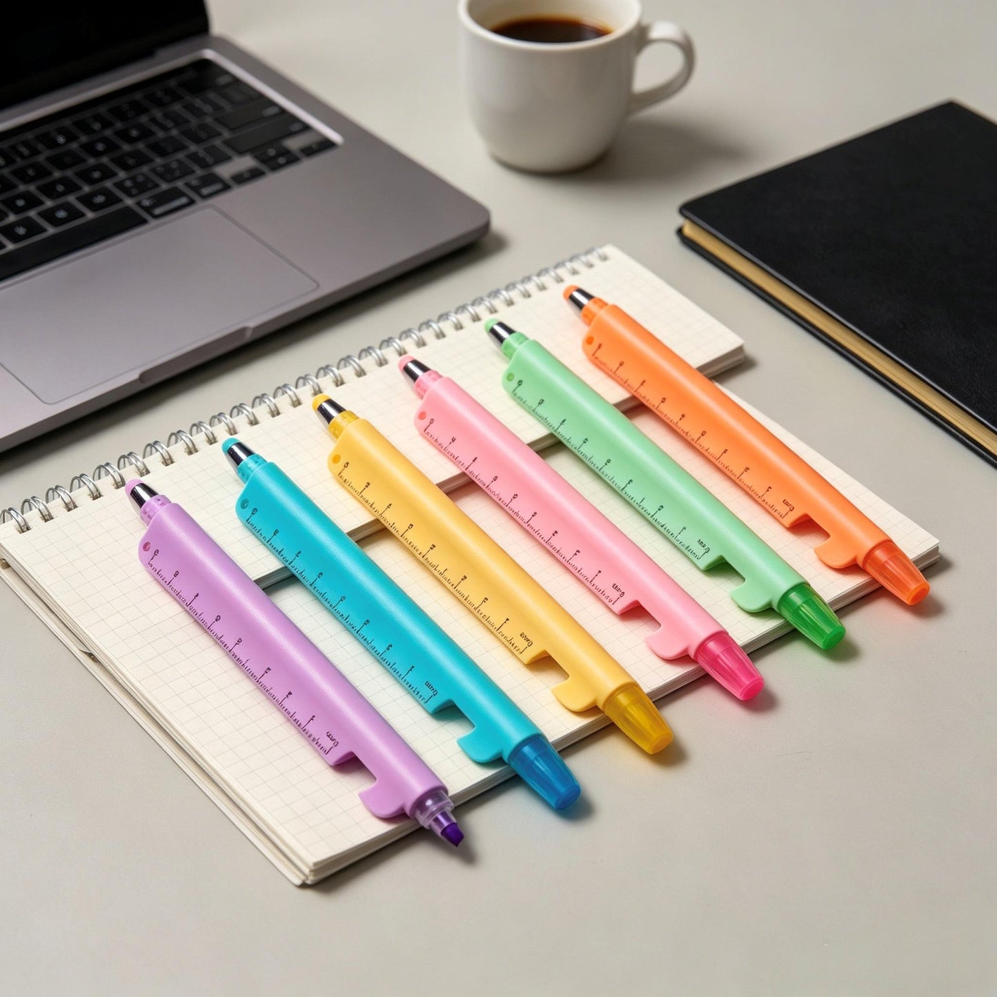 Multifunction 4 in 1 Highlighter Pen