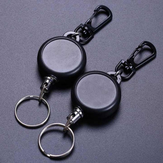 Automatic Retractable Wire Rope Key Chain