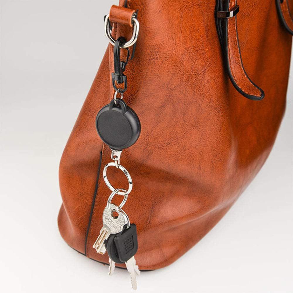 Automatic Retractable Wire Rope Key Chain