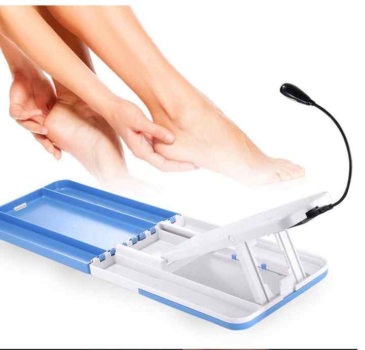 Pedicure Manicure Support Plate with Lamp