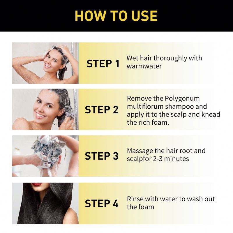 Black Instant 3-in-1 Hair Dye Shampoo